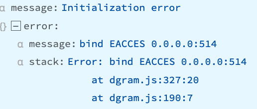 EACCES error