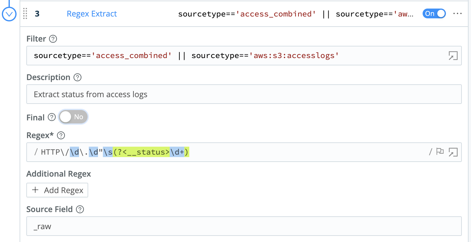 Defining the Regex Extract Function