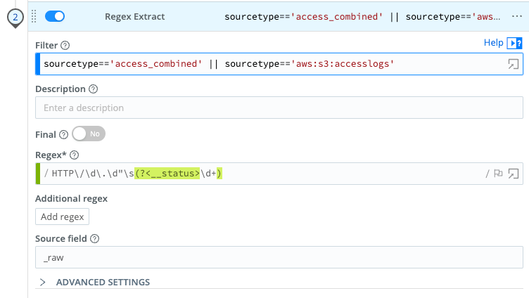 Defining the Regex Extract Function