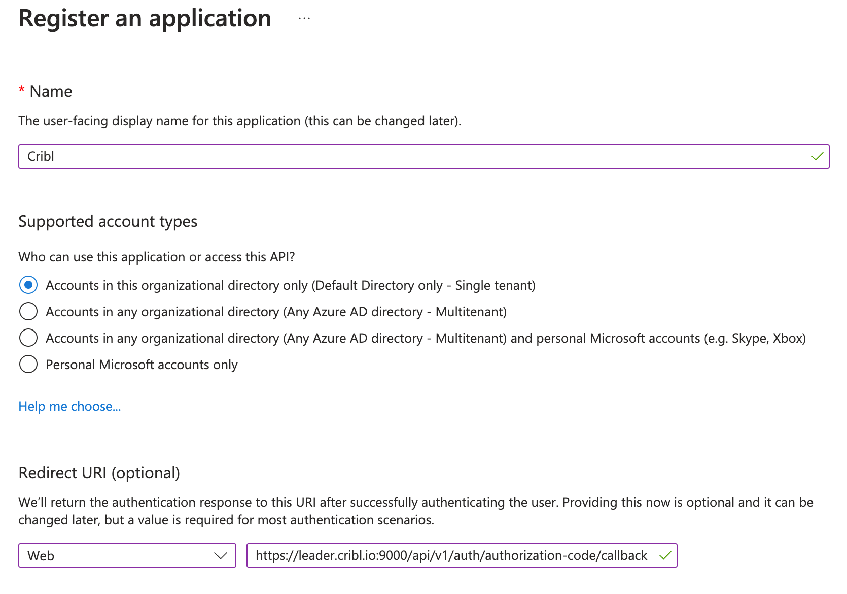 Registering a Microsoft Entra ID app