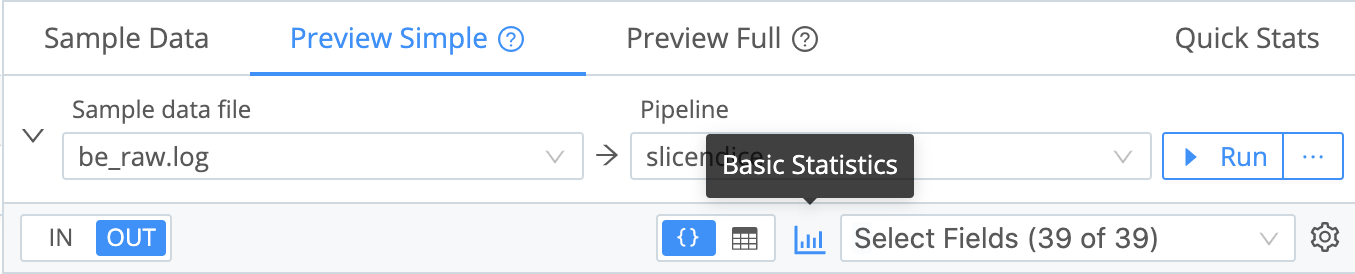 Displaying Basic Statistics