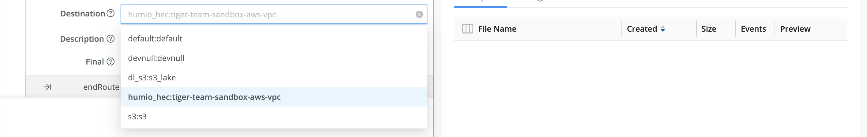 Changing a Route’s Destination