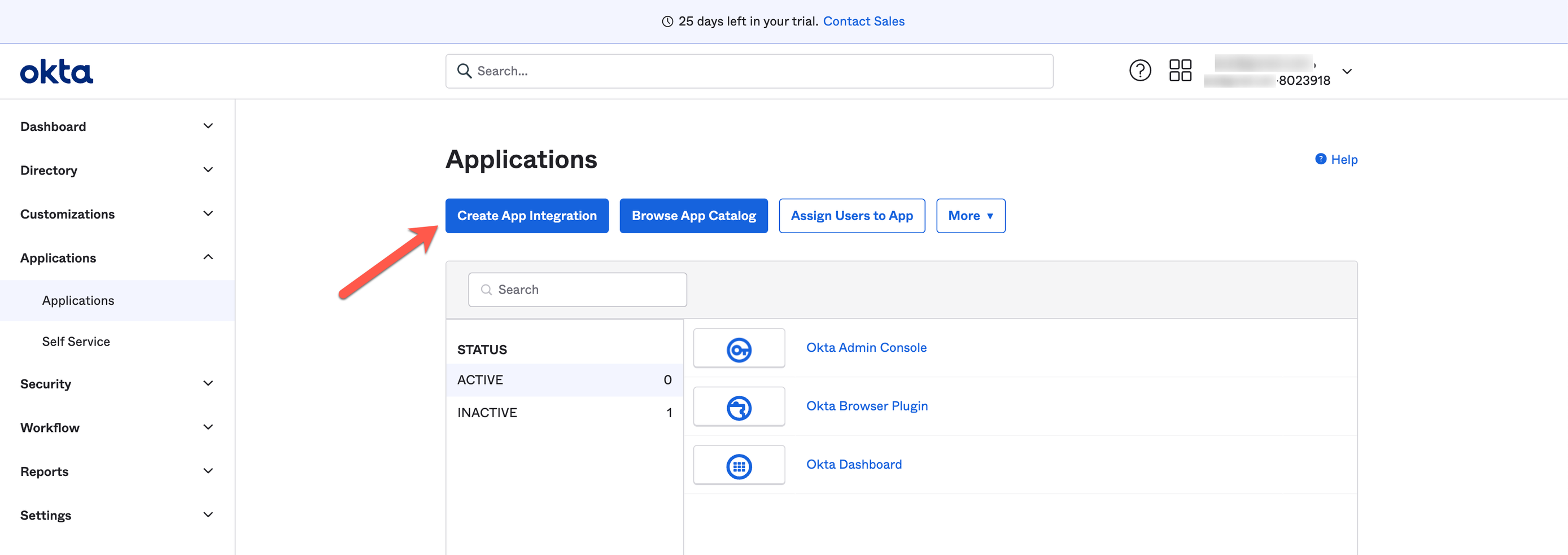 Creating an app integration
