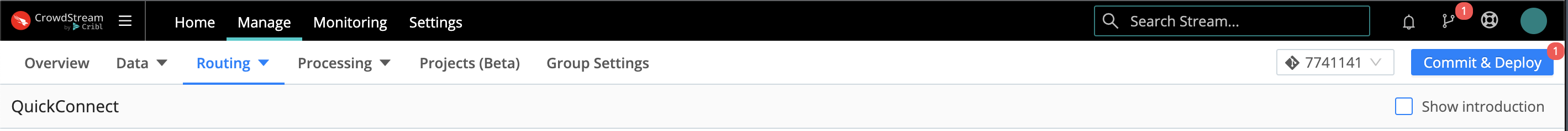 Commit & Deploy prompt