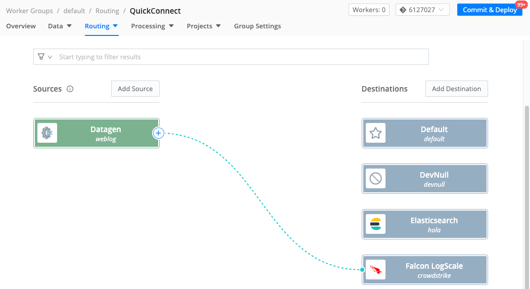 Multiple Destinations added to QuickConnect