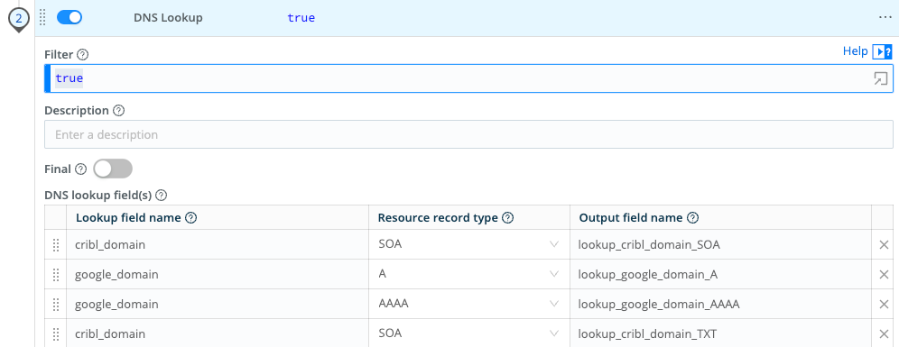 DNS Lookup: multiple record types