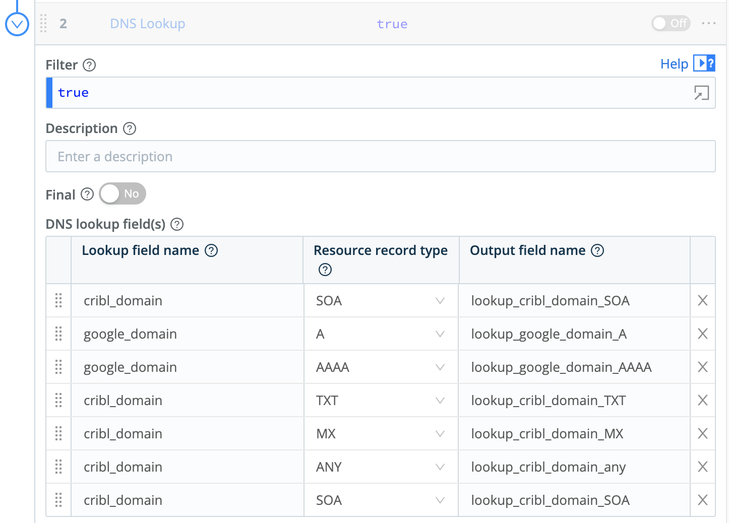 DNS Lookup: multiple record types