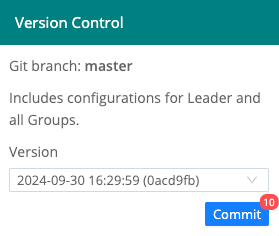 Changes pending commit