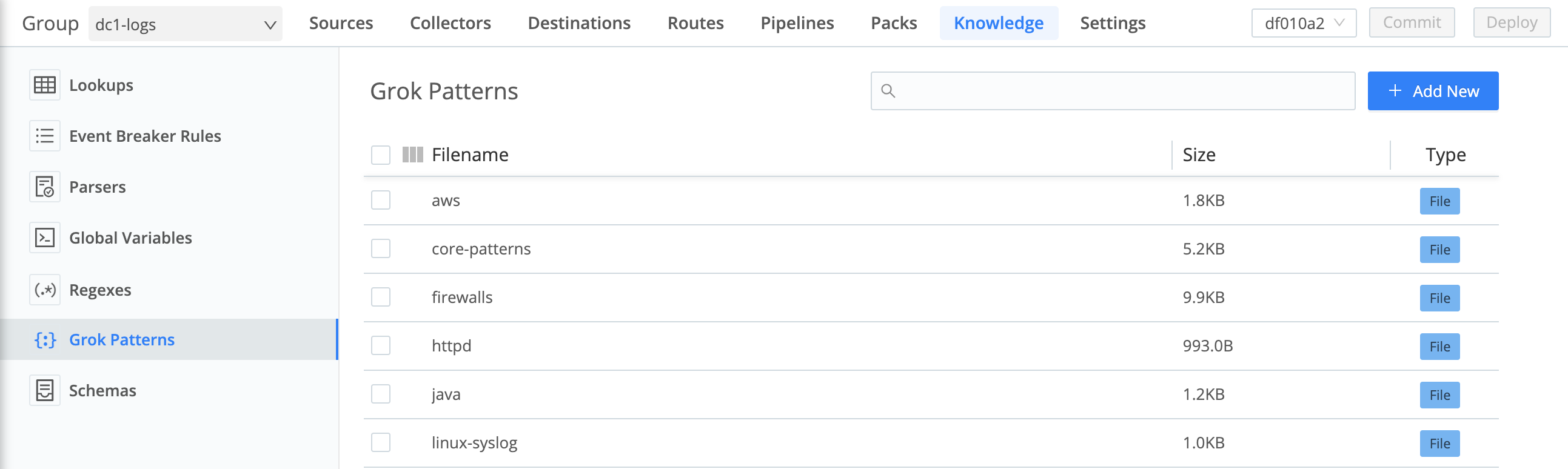 Grok Patterns Library