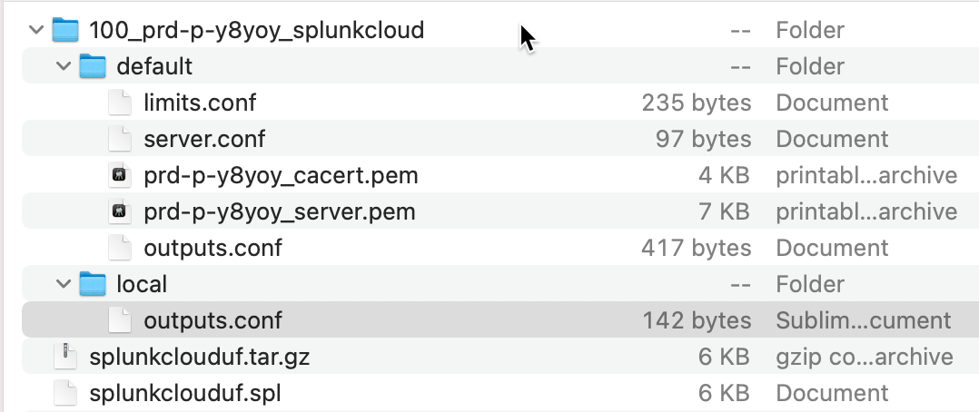 Credentials app files