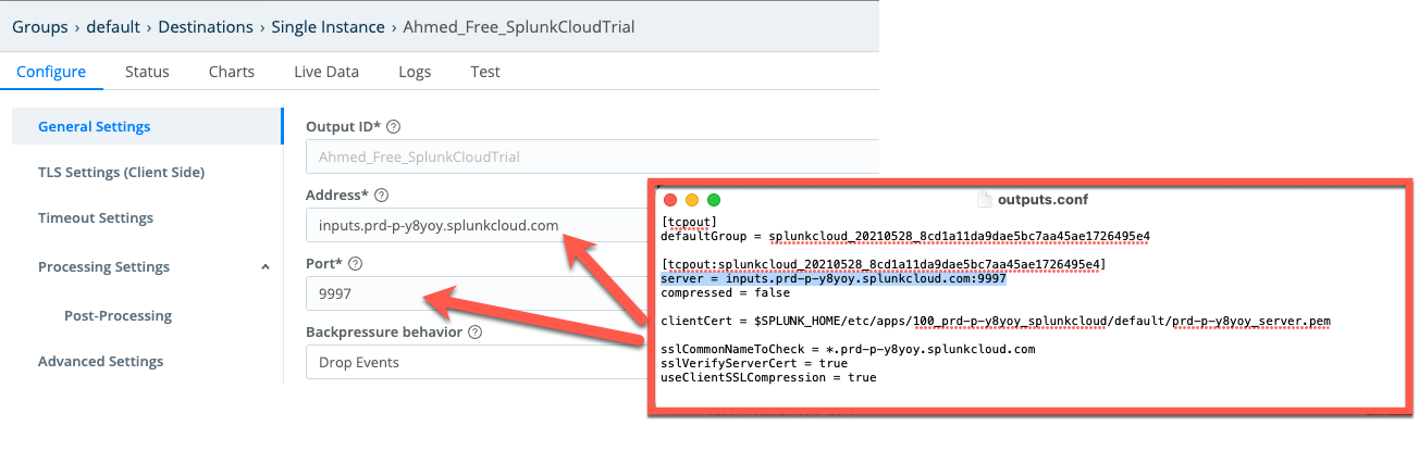 The General Settings tab