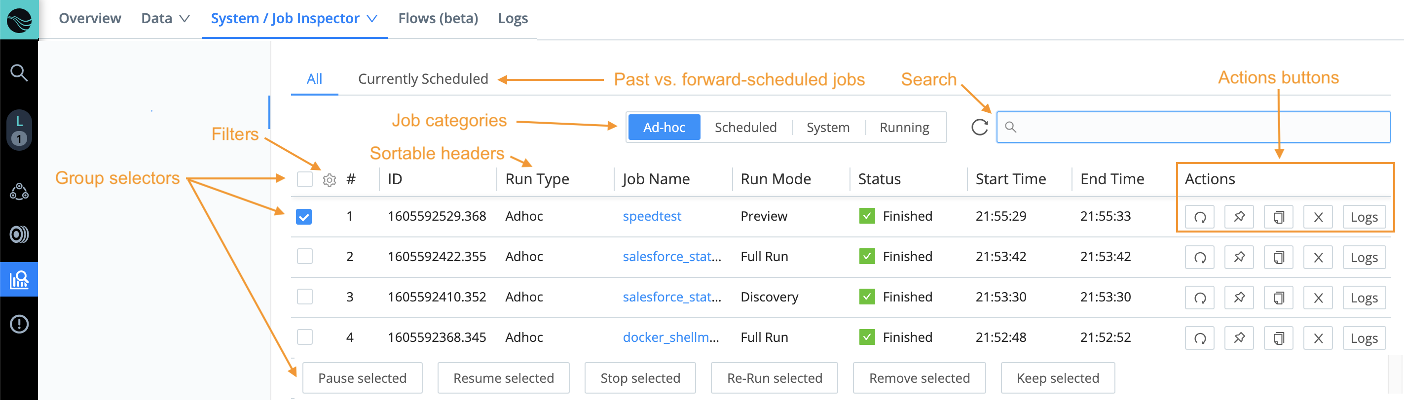 Job Inspector: all the things