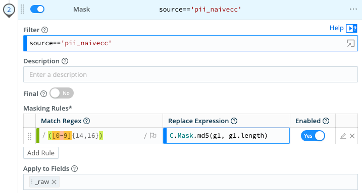 Defining the replacement length