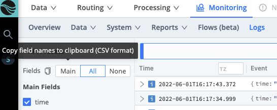 Monitoring - Copy Fields Icon