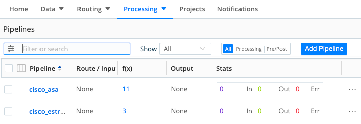 Creating or importing a Pipeline