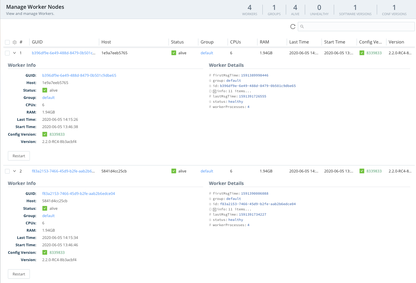 Successful upgrade confirmation