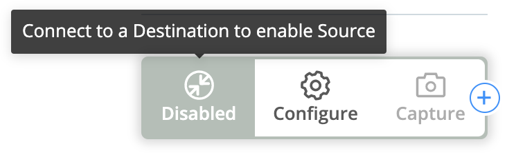 A Source not connected to a Destination