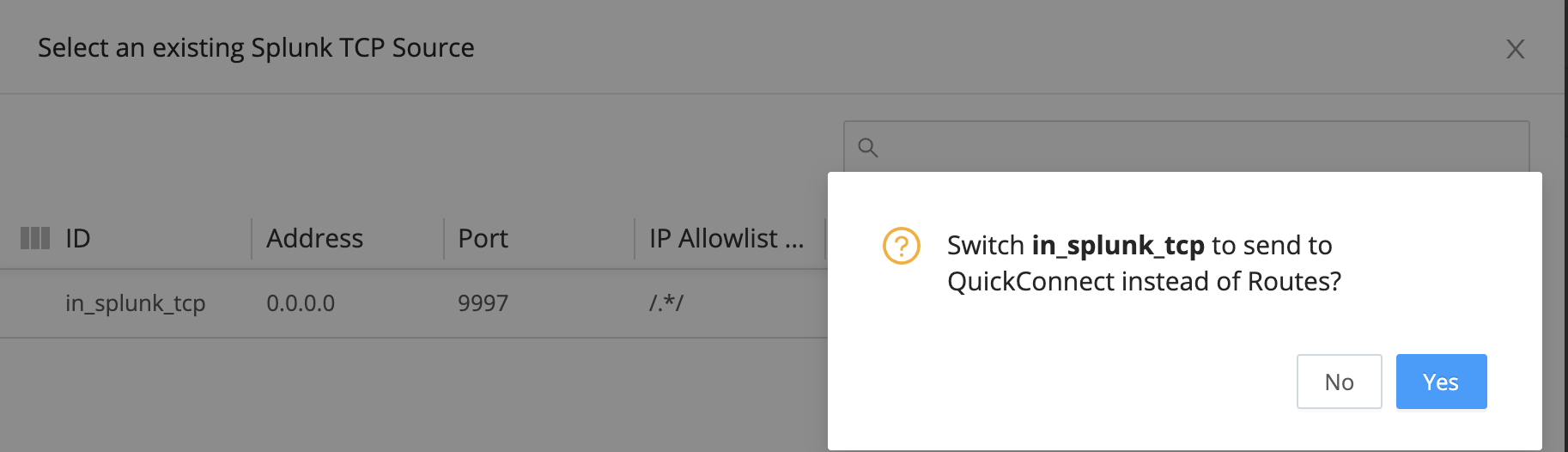 Switching a Source/Destination between worlds