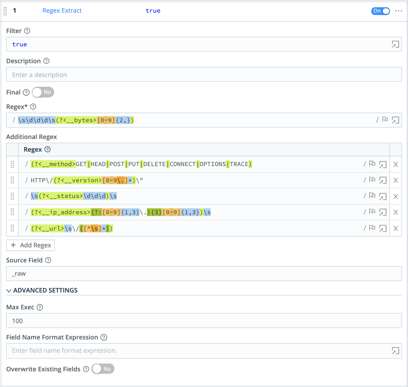 Regex Extract Function