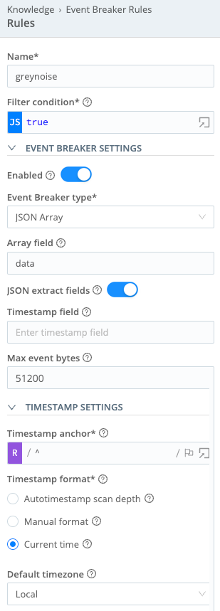 Event Breaker Configuration (Pagination via Response Body Attribute)
