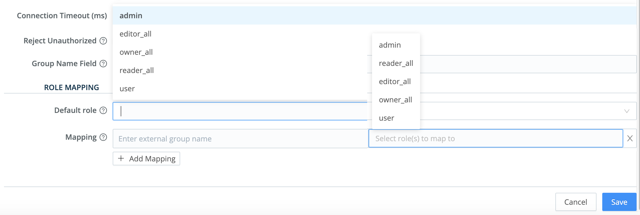 Mapping external user groups to Cribl Stream Roles