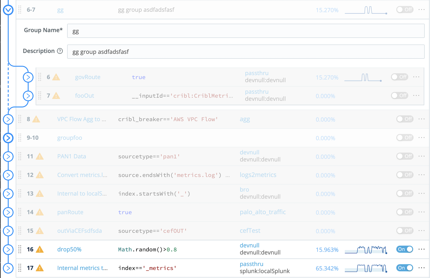 Unreachable Route warnings, many