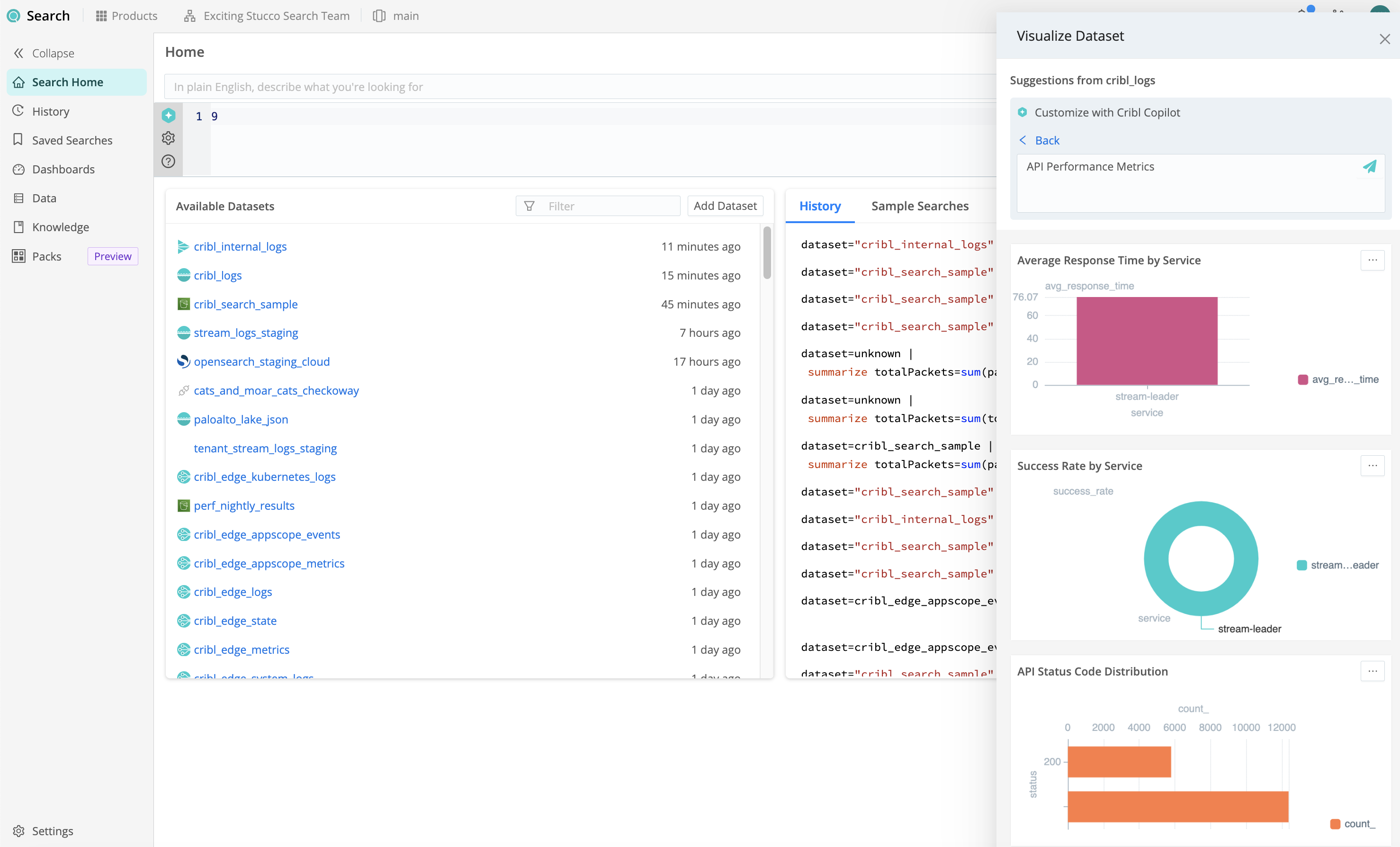 Adapt a new query to suggest new visualizations