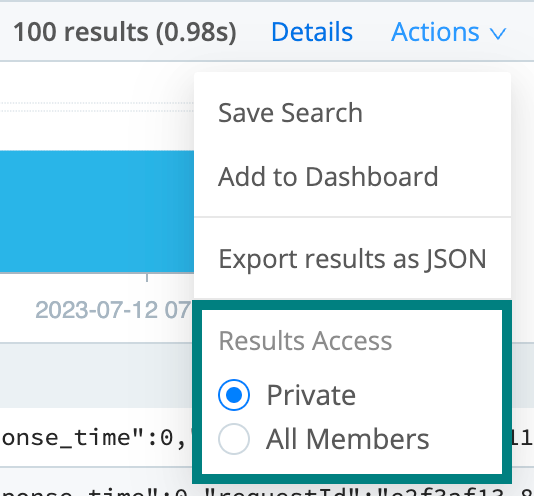 Share Search Results