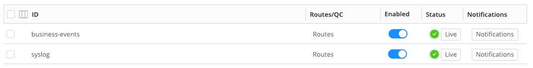 Source > Live button