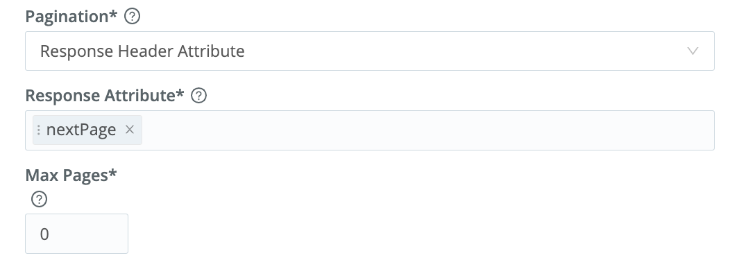Configuring pagination