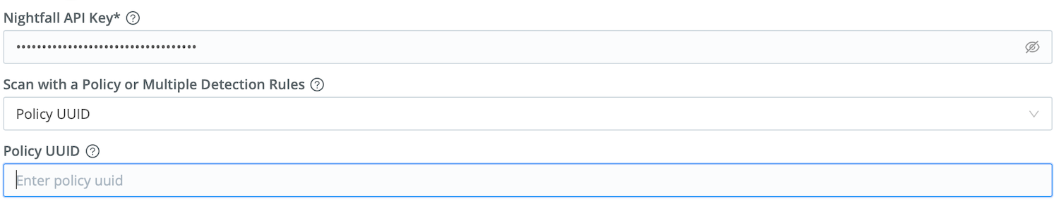 Scanning with a Policy