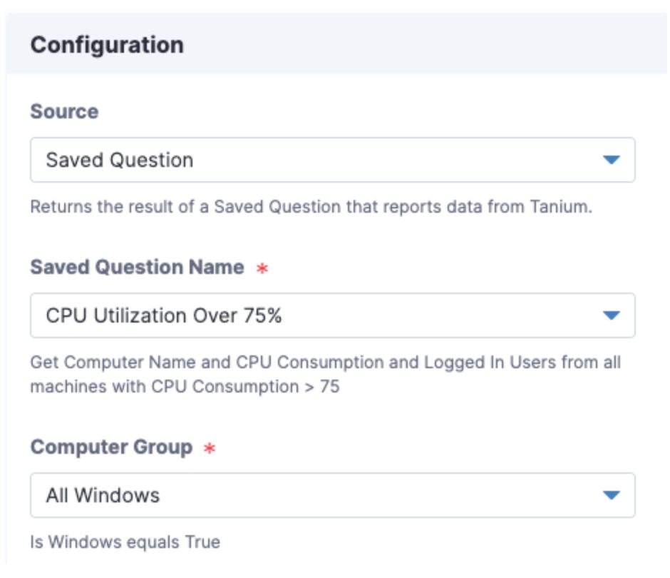 Connection Source Configuration