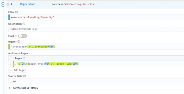 Regex Function on Pipeline