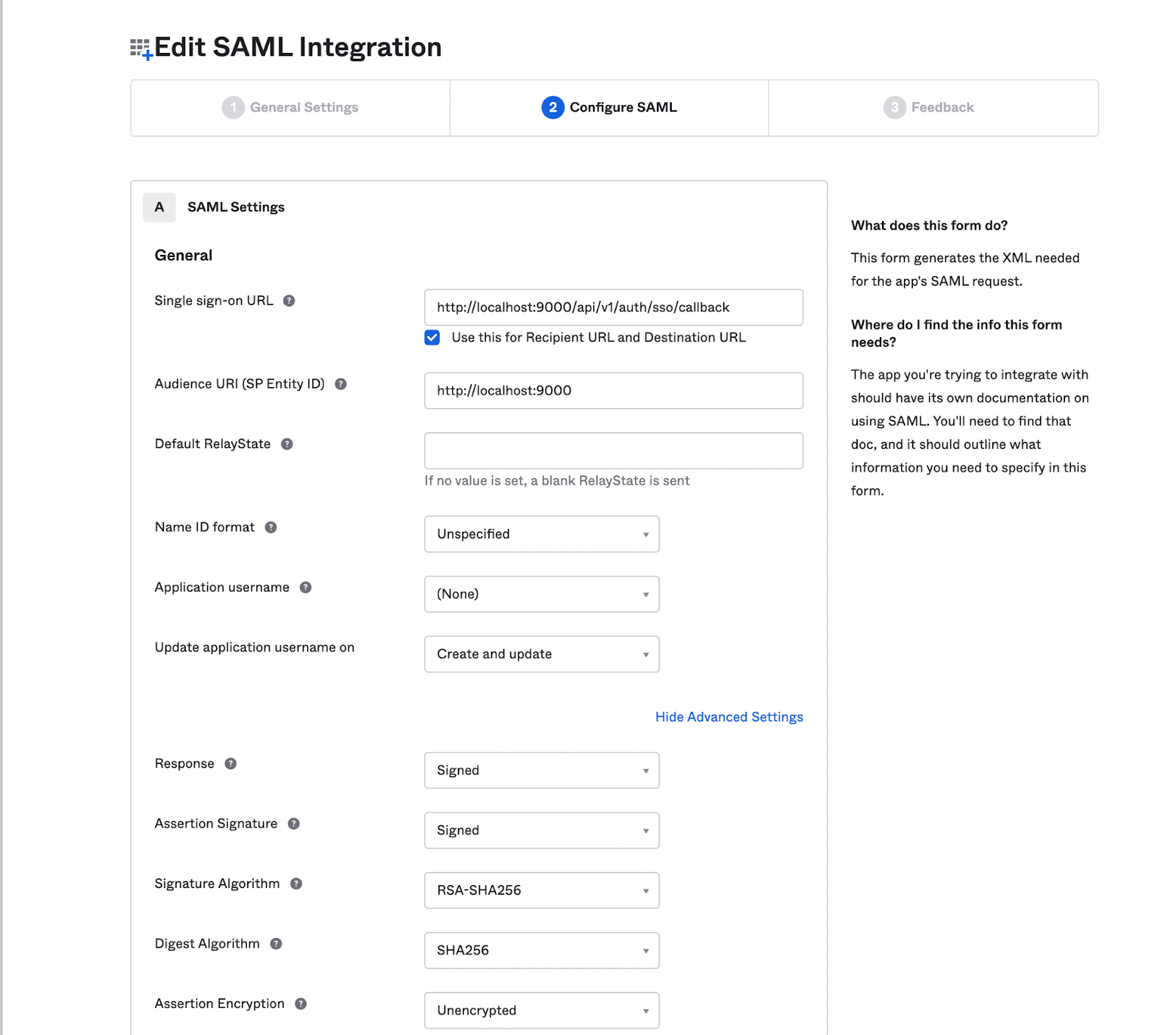 Configuring SAML (Part 2)