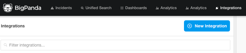 The Integrations tab