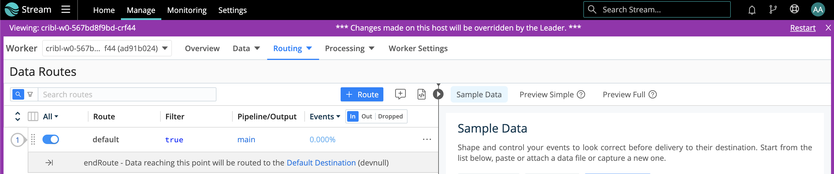 Leader&rsquo;s remote view of Worker&rsquo;s UI