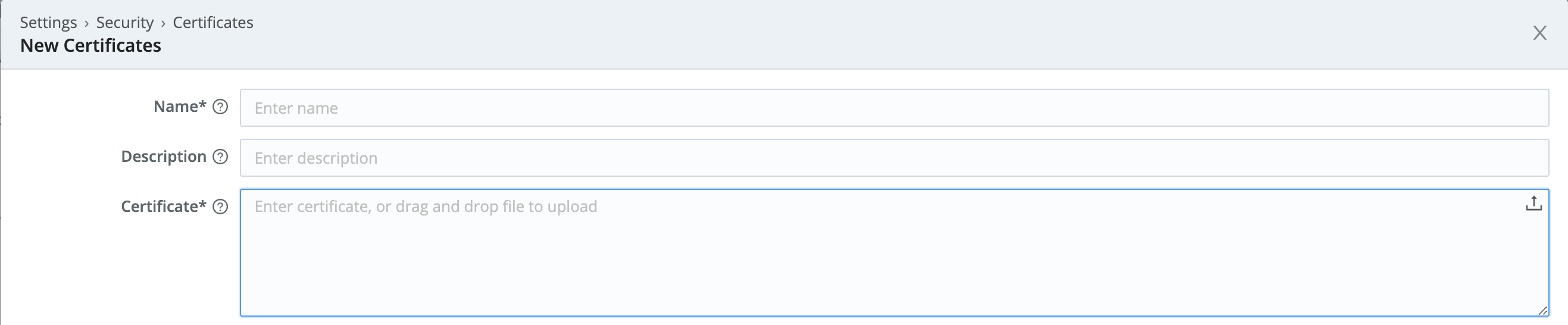 Worker Group-level certificates are configured like the Leader&rsquo;s certificate