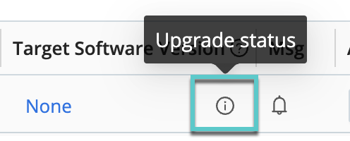 Upgrade status icon