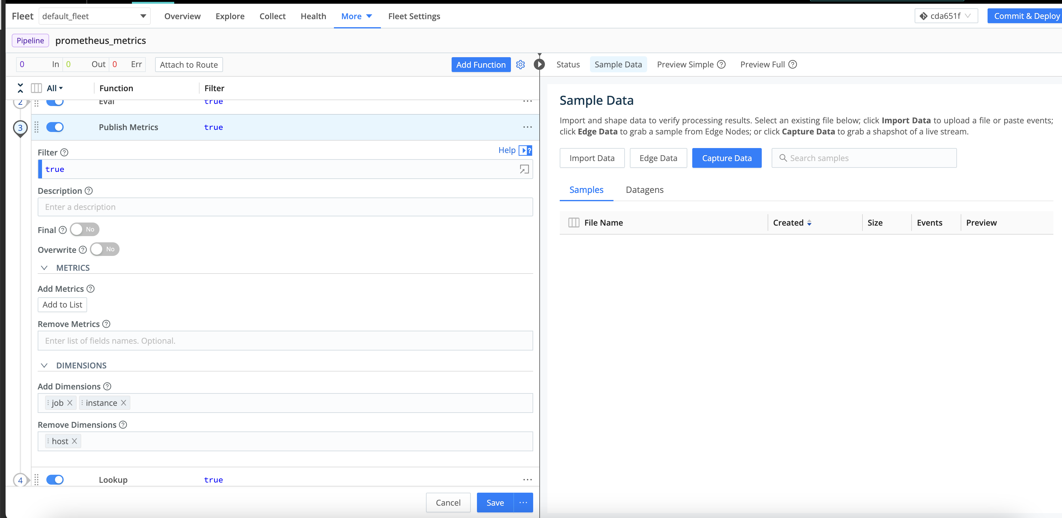 Customizing the Pipeline&rsquo;s dimensions