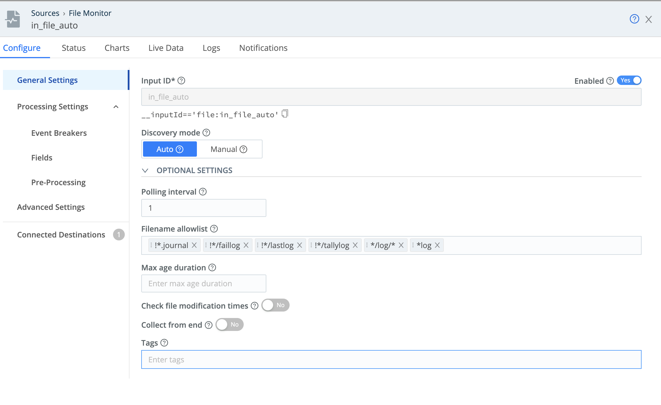File Monitor in Auto mode