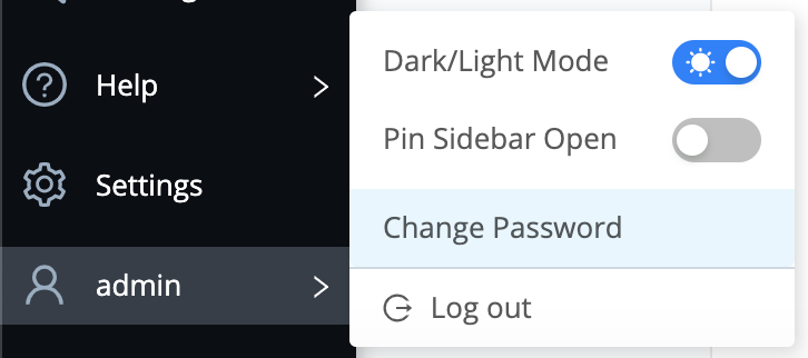Self-serve password changes