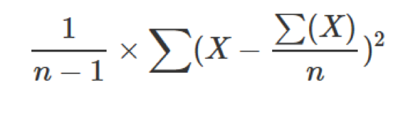 variance formula
