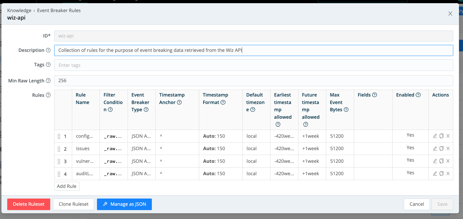 The complete Event Breaker ruleset