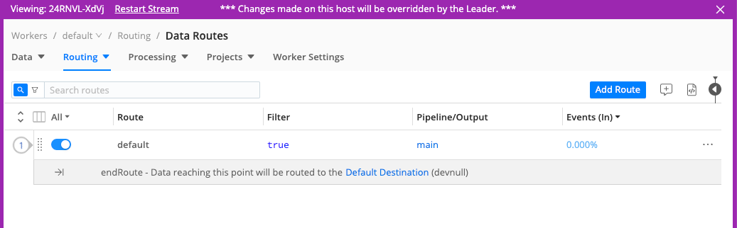 Authenticated view of a Worker
