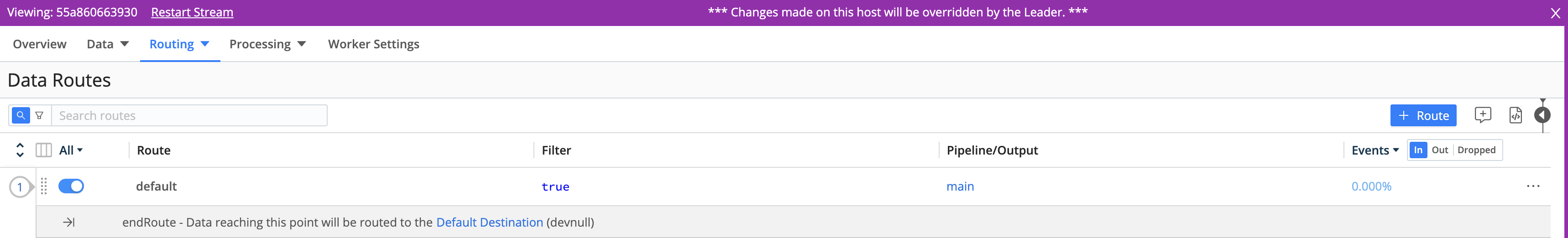 Authenticated view of a Worker