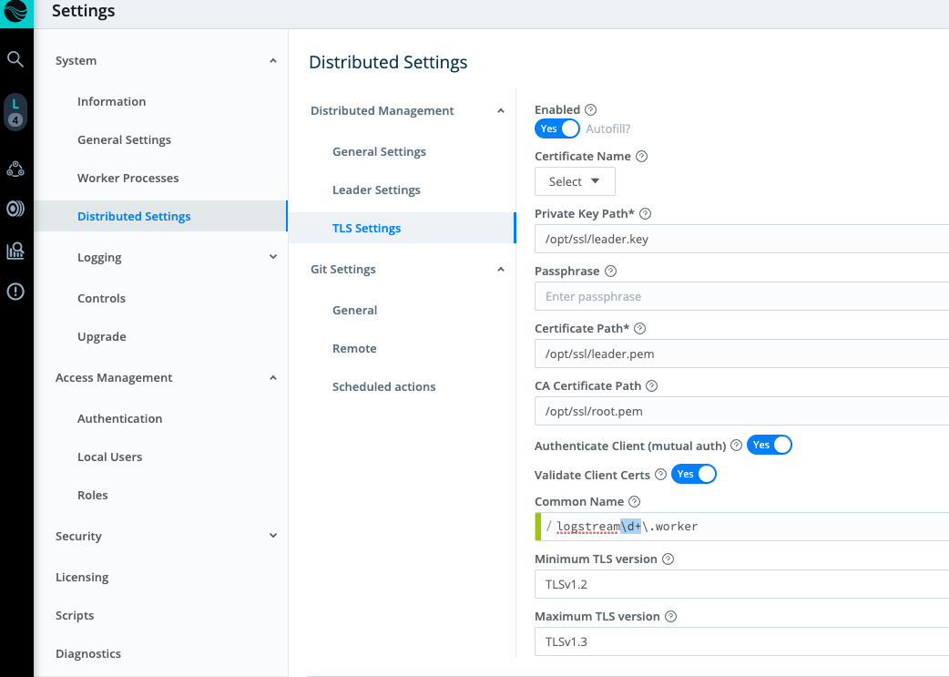 Configuring Mutual Authentication